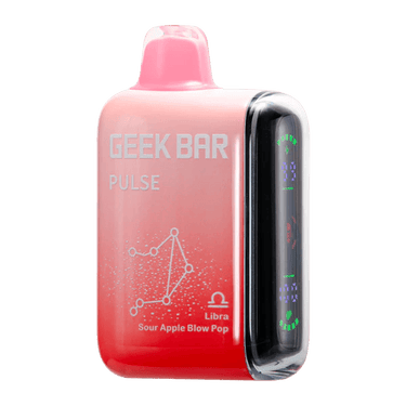 Libra Sour Apple Blow Pop Geek Bar Pulse