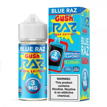 Blue Raz Gush RAZ E-liquid Nic 100ml