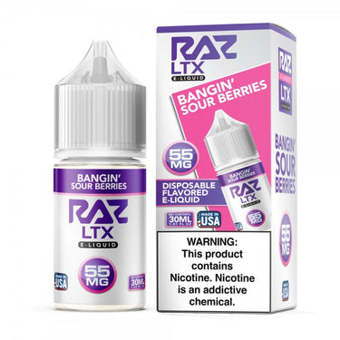 Bangin' Sour Berries RAZ Salt E-liquid Nic 30ml