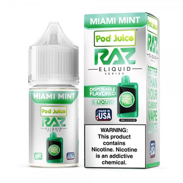 Miami Mint RAZ Salt E-liquid Nic 30ml