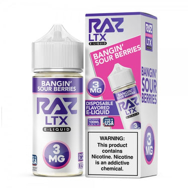 Bangin Sour Berries RAZ E-liquid Nic 100ml
