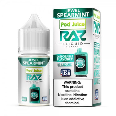Jewel Spearmint RAZ Salt E-liquid Nic 30ml 