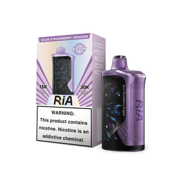 Sour Strawberry Dragon RIA NV30K Vape