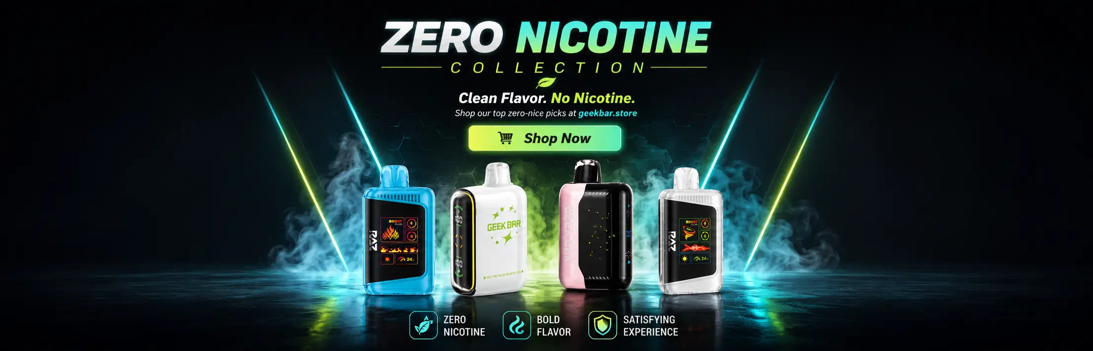 Geek Bar Store Zero Nicotine Collection
